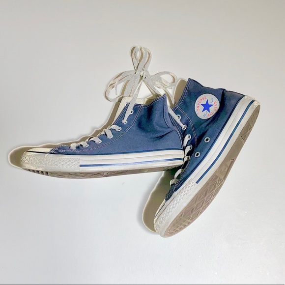 Converse Chuck Taylors Navy Blue for Youth Size 3 - Picture 2 of 3